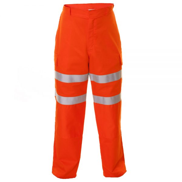 Flame Retardant Orange Cargo Trousers (ETF1101PYO)