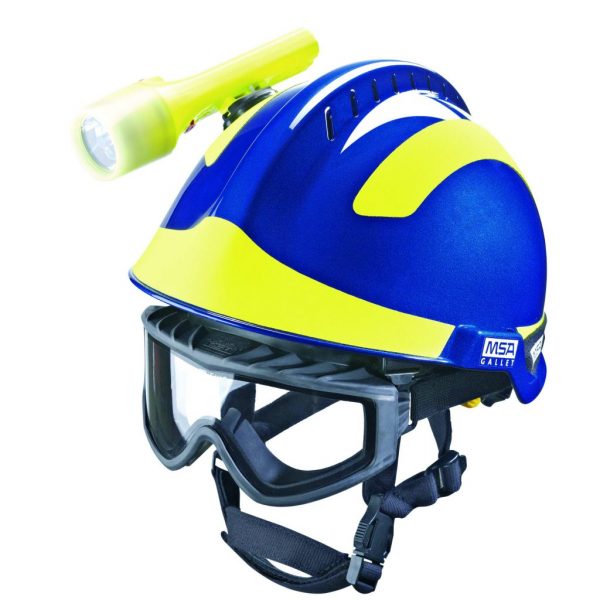 MSA GA1464 XP LED Lamp For Fire Helmets – Yellow, 178mm – Made In France
